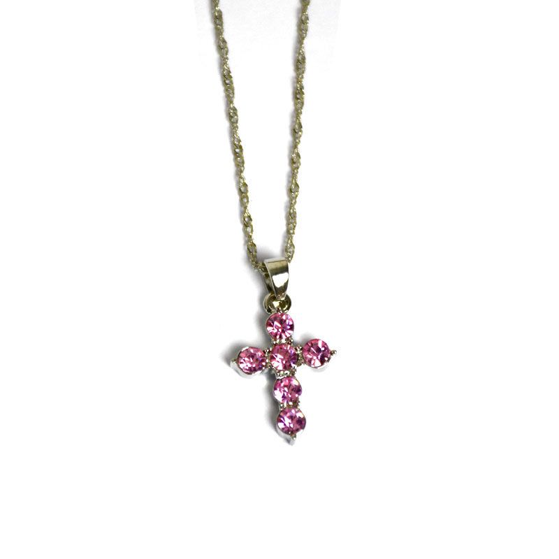collier star fashion avec un pendentif en croix - couleur argent - (Prix en fcfa) | Glotelho Cameroun