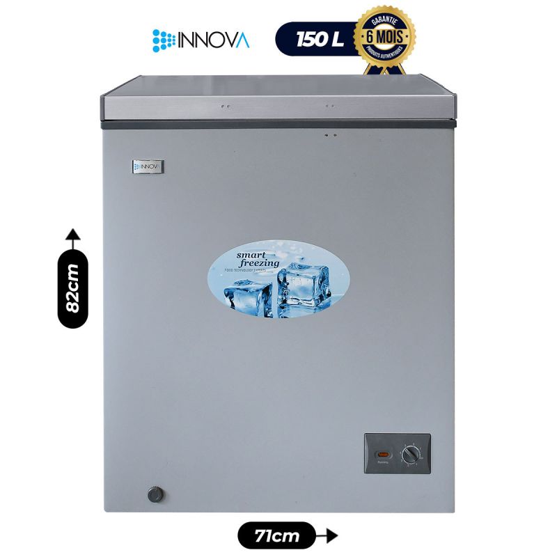 Congélateur avec vitre INNOVA - 150L - Économique (A+) -  (Prix en fcfa) | Glotelho Cameroun
