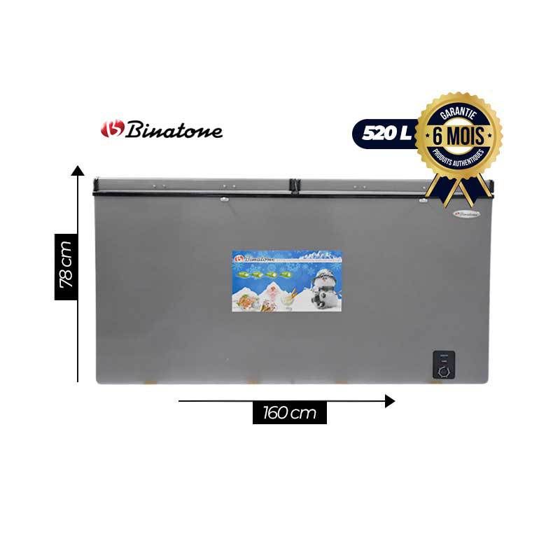 Congélateur binatone, CDF-550,  520L, 67 kg, 6 mois de garantie | Glotelho Cameroun