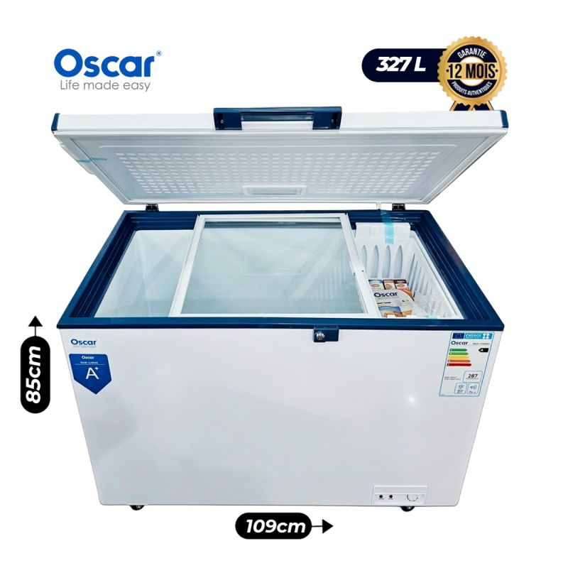 Congélateur Coffre - OSCAR OSC-410NF - 327 Litres, garantie 12 mois sur Glotelho Cameroun