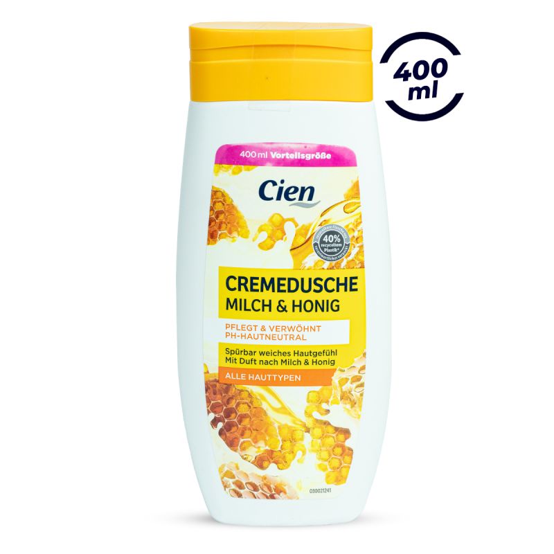 Crème de douche Cien Lait & miel 400 ml - Prix Cameroun