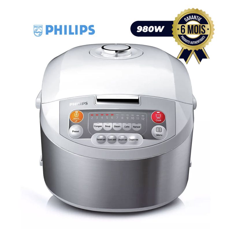 Cuiseur de riz Fuzzy Logic Viva Collection - PHILIPS - HD3038/56 - 980W | Glotelho Cameroun