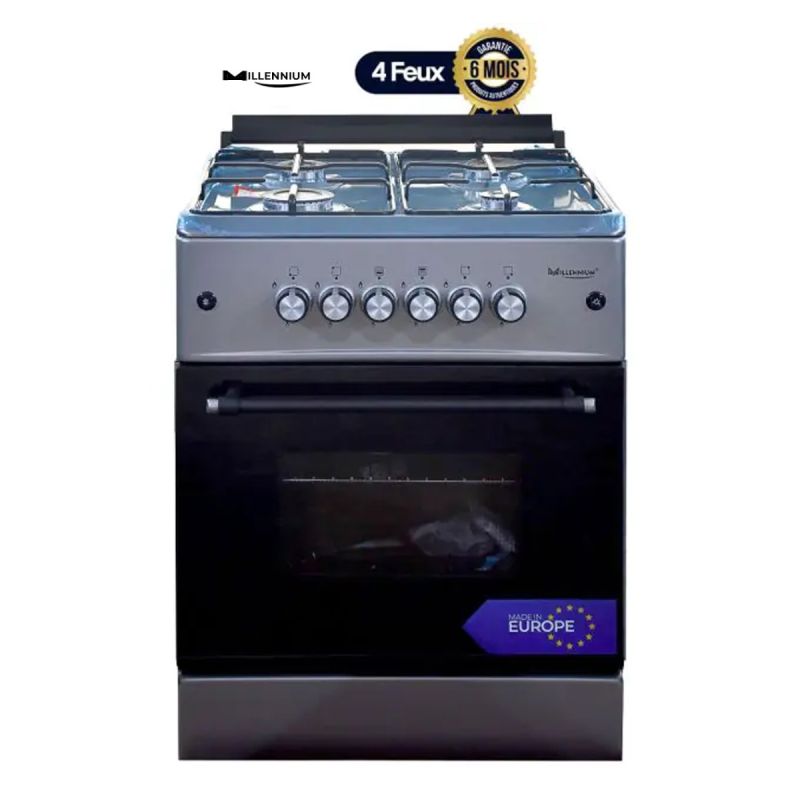 Cuisinière à  gaz 4 foyers inox - 10-prix-en-fcfa-cameroun-Glotelho 