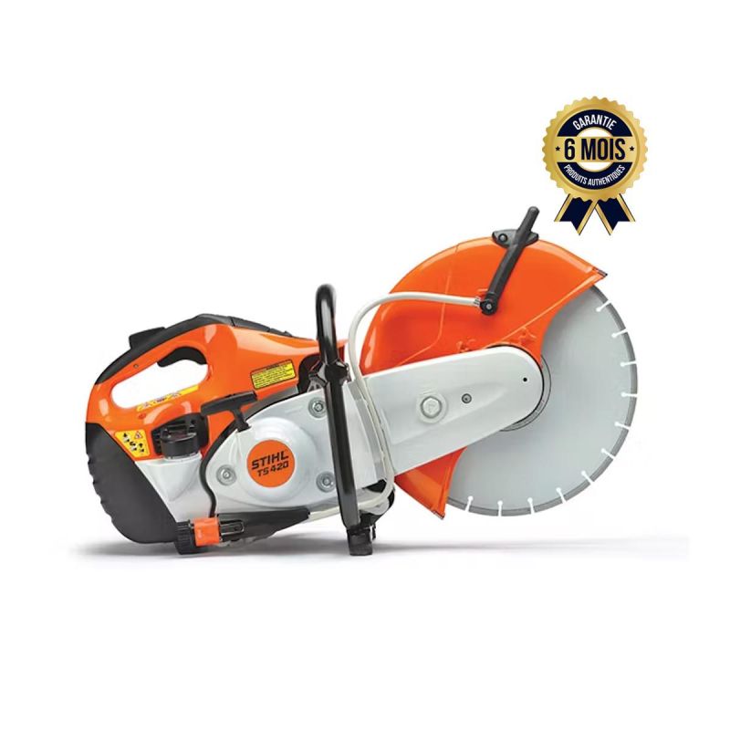 Découpeuse thermique - Prix en fcfa - Stihl TS 420 - Pour disques Ø 350 + Disque résine pierre - 3.2 Kw | Glotelho Cameroun