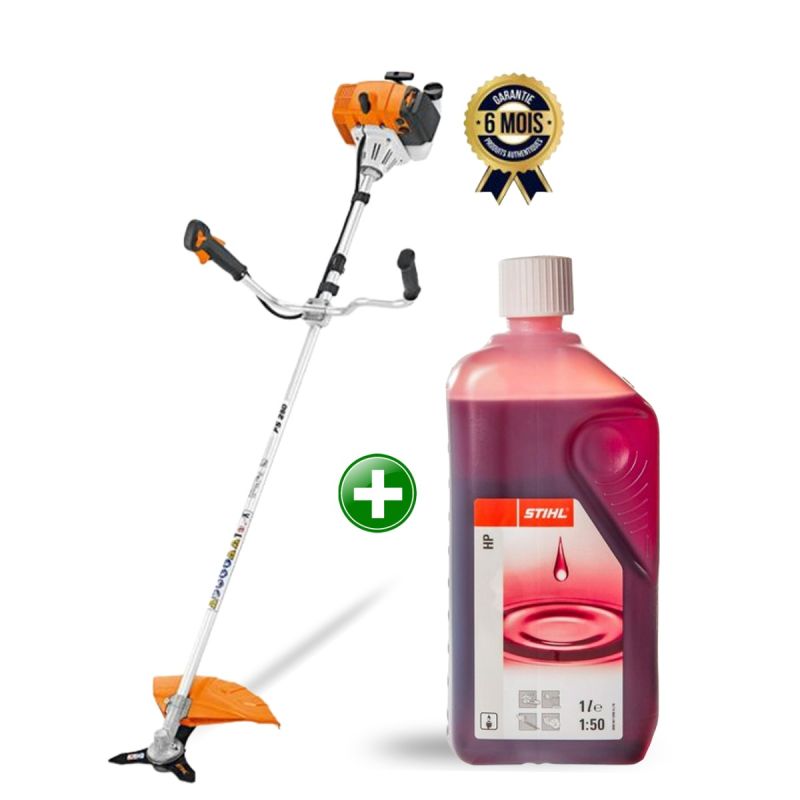Débroussailleuse thermique Stihl FS 250 - 1,6 KW + Huile Moteur 2 Temps Stihl - 1 L Offerte