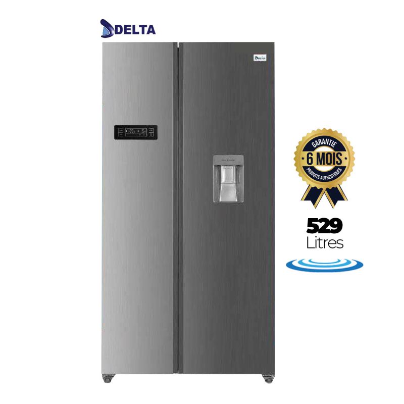 Réfrigérateur Americain -Delta - 529 Litres - DRF-651SS - A++  - NO FROST | Glotelho Cameroun