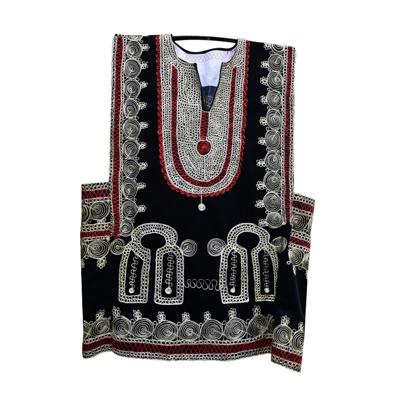 Demi Gang traditionnel - Brodage Gong gris - (Prix en fcfa) | Glotelho Cameroun