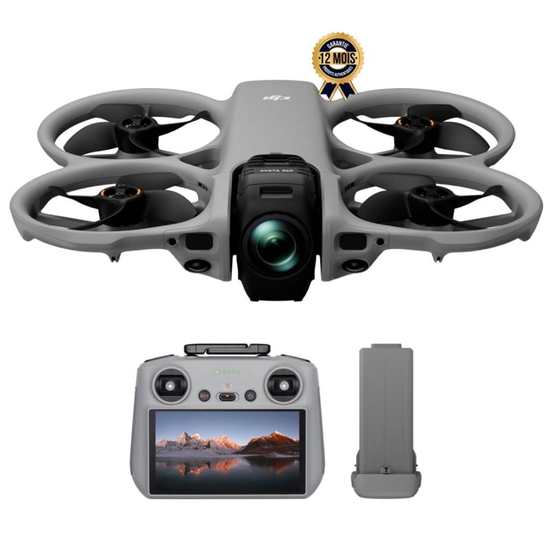 Drone DJI Avata 360 RC 2 – Caméra 360° 8K HDR – Capteur 1