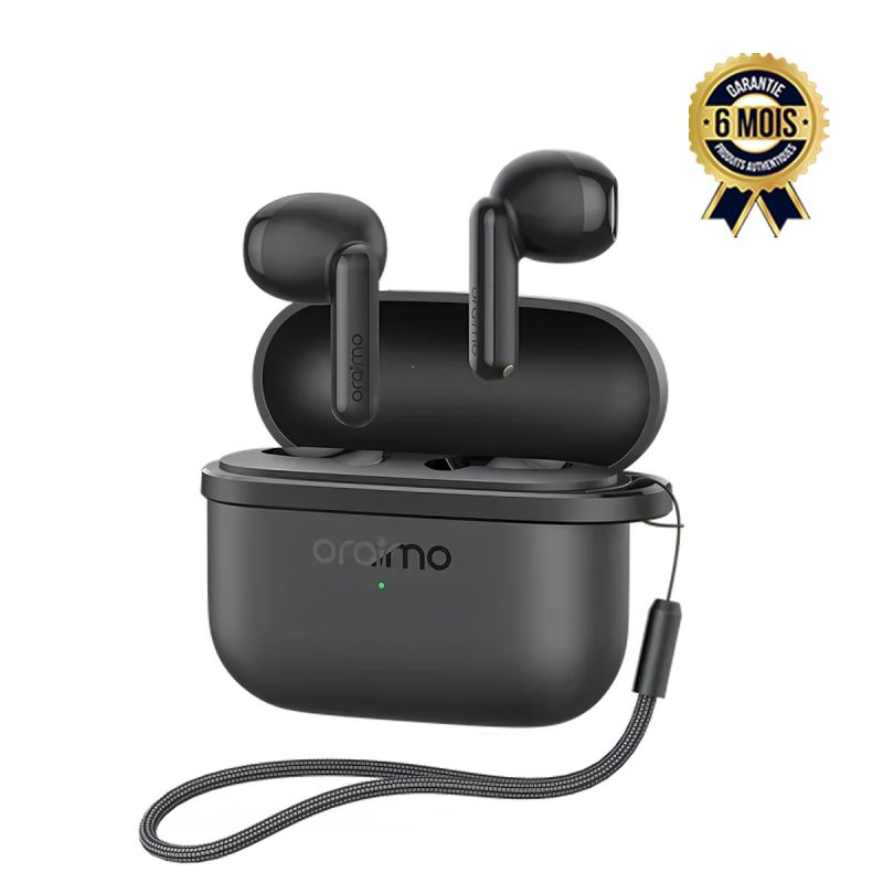 Écouteurs Sans Fil Oraimo SpaceBuds Air OTW-324S – Bluetooth 5.4, Ajustement Confortable, Étanchéité IPX4, Autonomie 38h, Garantie 6 Mois