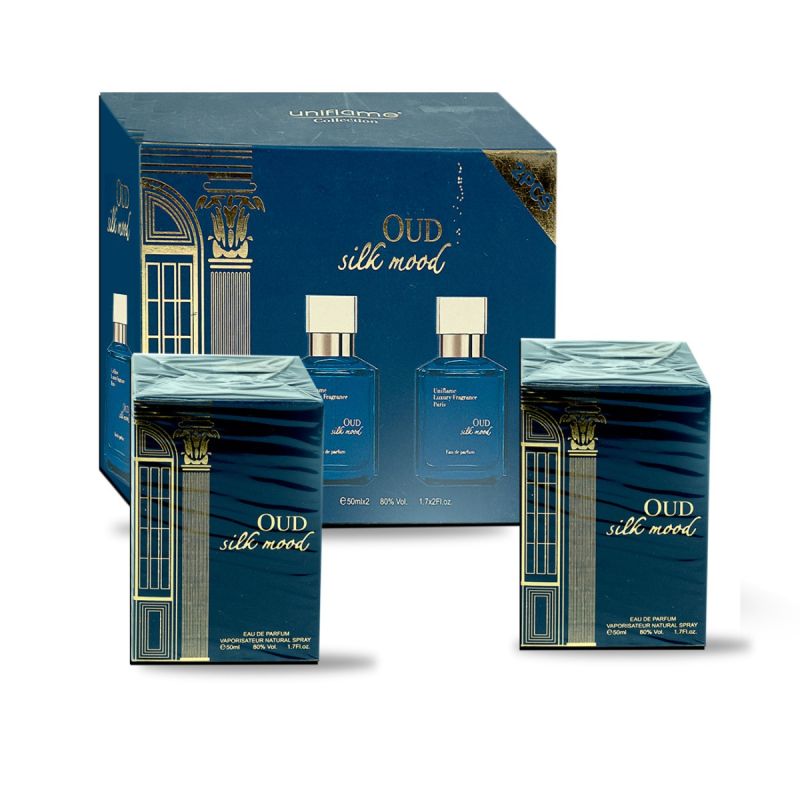 Deux flacons d’Eau de Parfum Naturel Uniflame Luxury Fragrance Paris - 2 x 50 ml - 80% vol