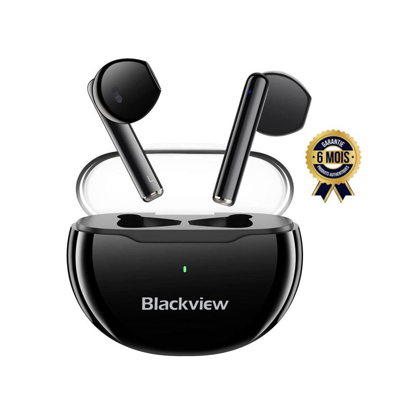 Ecouteurs sans fil - Blackview Airbuds 6 - Bluetooth 5.3 - IPX7 | Glotelho Cameroun