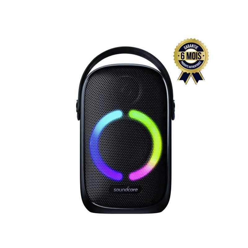 Enceinte de fête bluetooth portable  anker soundcore rave neo noir - 18H  d'autonomie - Étanchéité IPX7| Application d'égalisation personnalisée - Garantie 06 mois - (Prix en fcfa) | Glotelho Cameroun