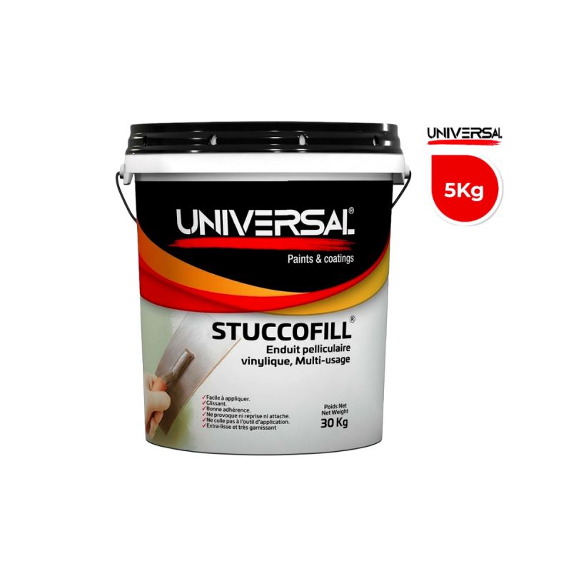 Enduit Pelliculaire Vinylique, Multi-usage – STUCCOFILL UNIVERSAL – 5 Kg