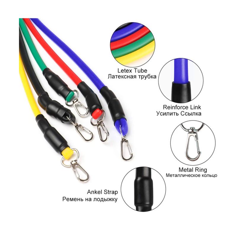 Ensemble d'élastiques de résistance en Latex - (Prix en fcfa) | Glotelho Cameroun