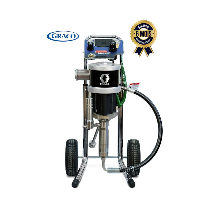 Ensemble de pulvérisation non chauffé Airless - Prix en fcfa - Graco Merkur 30:1 - Sur chariot - 4,5 L/min| Glotelho Cameroun