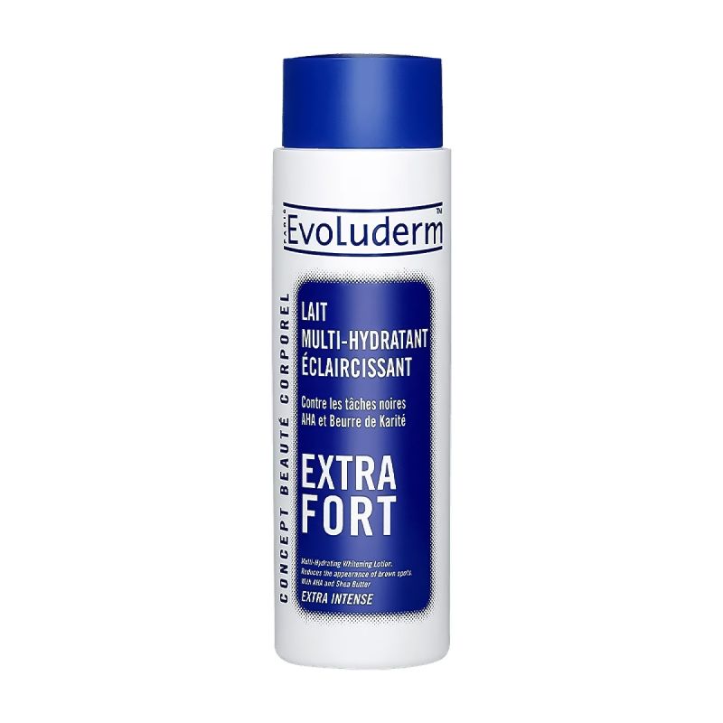 Evoluderm - Lait Multi-Hydratant Éclaircissant Extra Fort – Anti taches - 500 ml