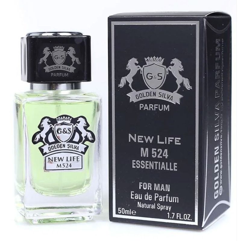 Eau de parfum Golden Silva New Life M 524- For men– Lacoste essential - 72 heures - 50 ml