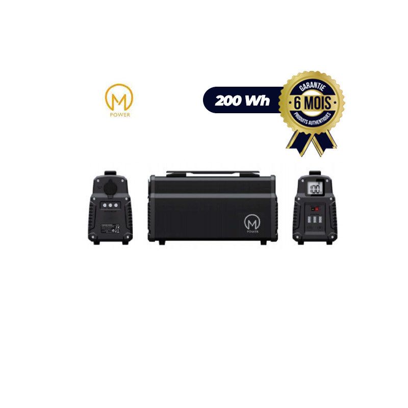 Générateur Solaire 200Wh - 3 Ports USB de 5V - (Prix en fcfa) | Glotelho Cameroun