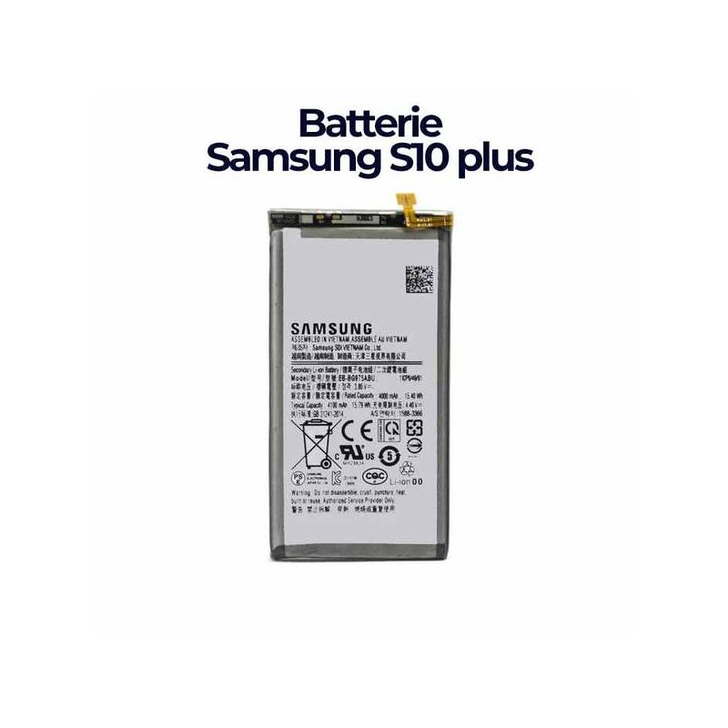 Batterie Samsung S10 Plus  - Remplacer votre téléphone avec une Pièce de rechange d'origine | Glotelho Cameroun