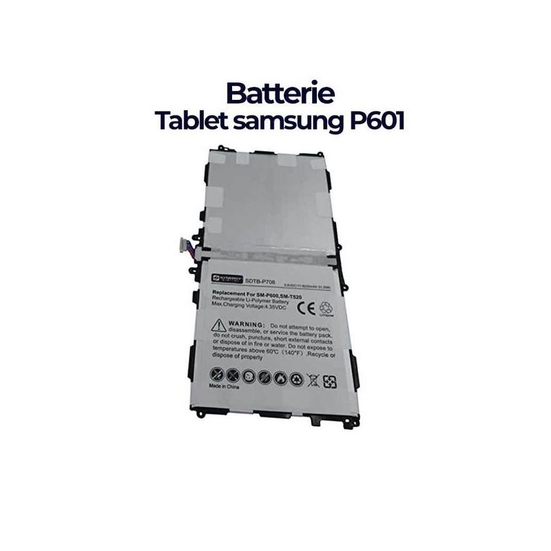 Batterie Pour tablette Samsung P601- Pièce  de rechange d'origine