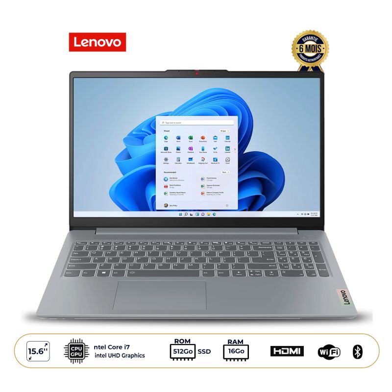 Ordinateur portable - Lenovo IdeaPad Slim 3 au prix Cameroun