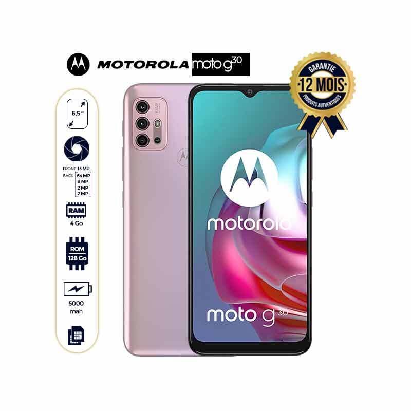 Motorola moto G30 - 128 Go/4 Go - Dual nano sim - 6.5" - 64MP/13MP - 5000mAh| Glotelho Cameroun