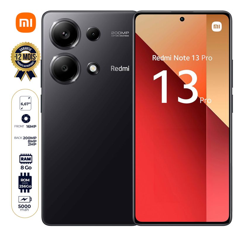 Xiaomi Redmi Note 13 Pro 4G - 256 Go prix Cameroun