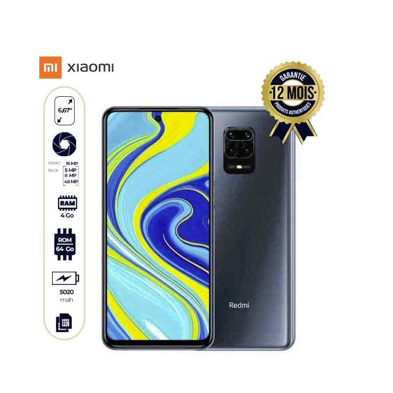 Xiaomi Redmi Note 9s - 6,67 pouces - 64Go/4GoRAM – 48MP+8MP+5MP+2MP/16MP - 5020 mAh - Glace de protection + Pochette et écouteurs Offerts -12 Mois de garantie|GlotelhoCameroun