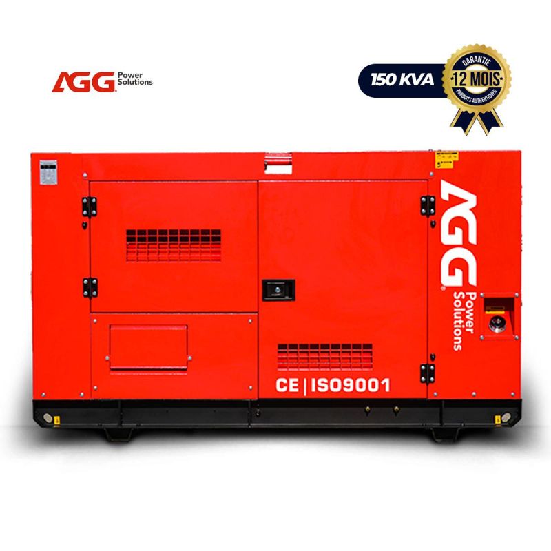Groupe électrogène - Diesel silence - AGG P165D5 - 50Hz - 400/230V - 150KVA - MOT.PERKINS 1106A-70TAG2  | Glotelho Cameroun