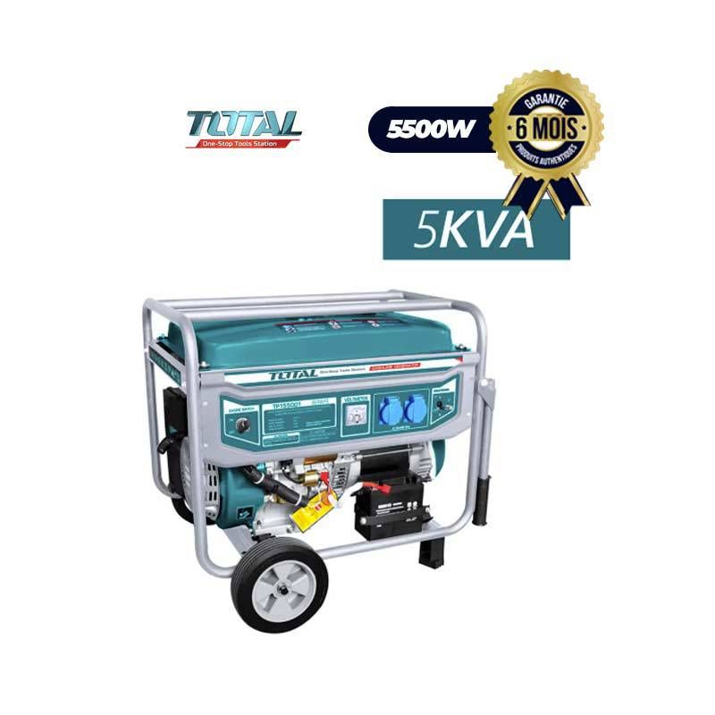Groupe électrogène -Total - TP155001 -5000W bon prix | Glotelho Cameroun