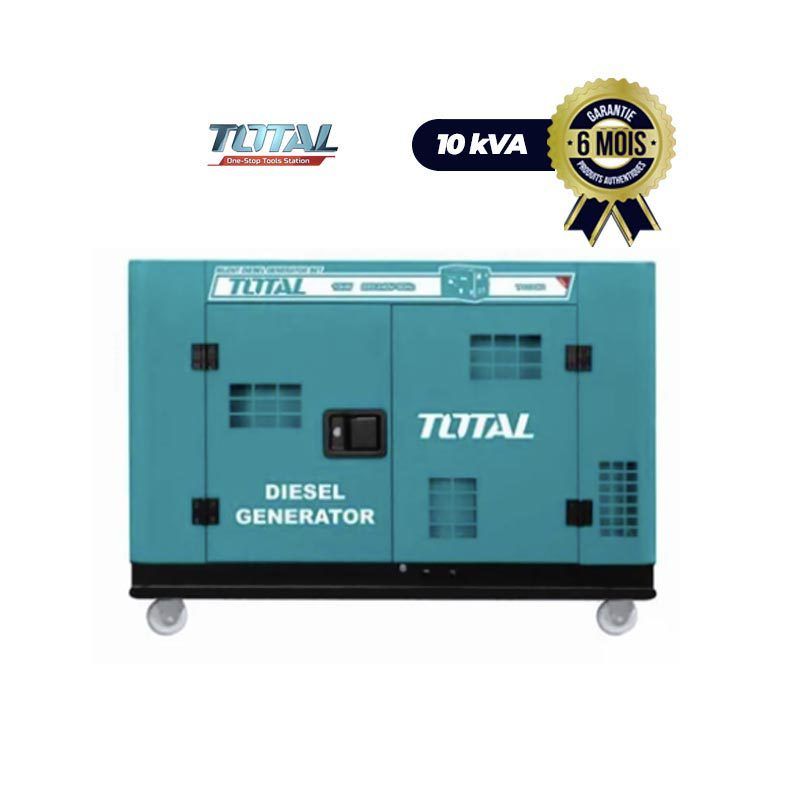 Groupe électrogène - Total - TP2100K6-1 - 10 KVA - 380 V  | Glotelho Cameroun