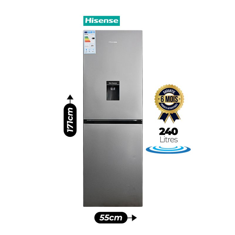 Réfrigérateur Combiné - HISENSE - RD 34bf - 250L - Blanc- Garantie : 6mois| Glotelho Cameroun