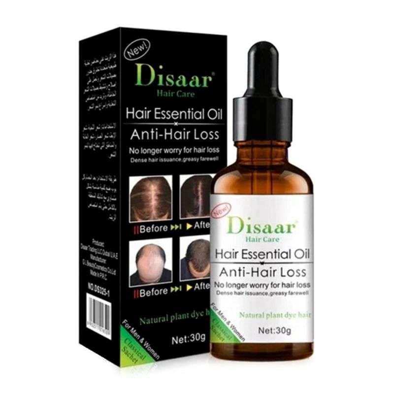 Huile essentielle pour cheveux Disaar - Huile anti-chute pour la croissance des cheveux