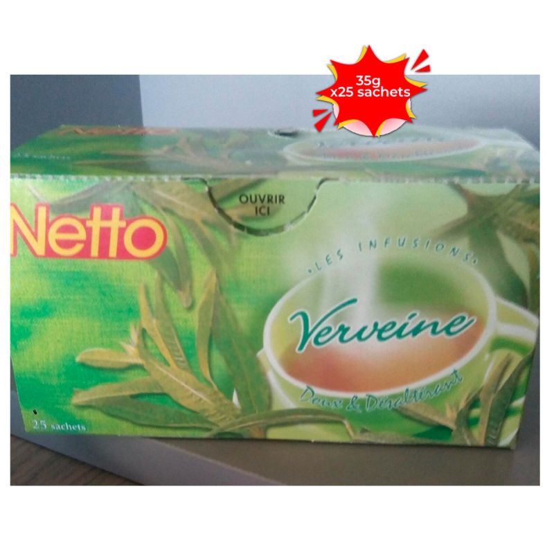 Infusion Verveine Netto – 25 sachets (35g)
