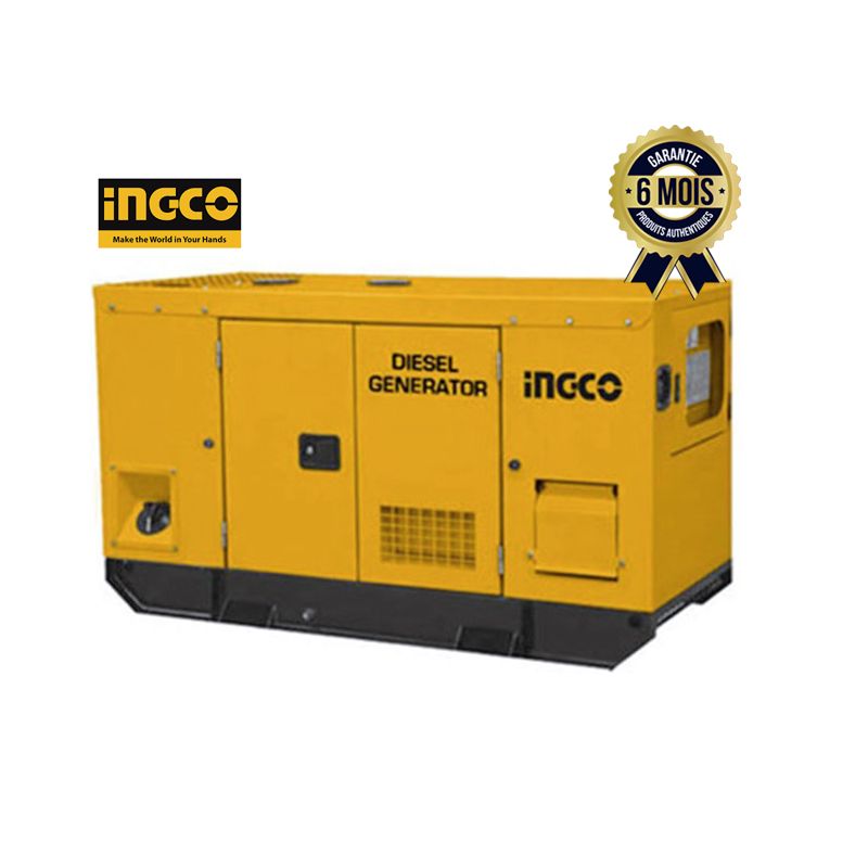 Groupe électrogène - Prix en fcfa - Générateur diesel silencieux - INGCO GSE300K3.1 - 50 Litres | Glotelho Cameroun