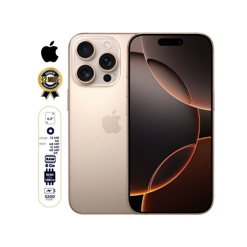 Apple iPhone 16 Pro prix Cameroun sur Glotelho