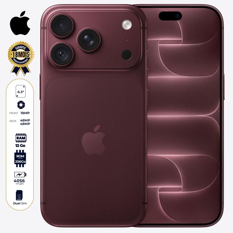 iPhone 18 Pro 256 Go prix en FCFA