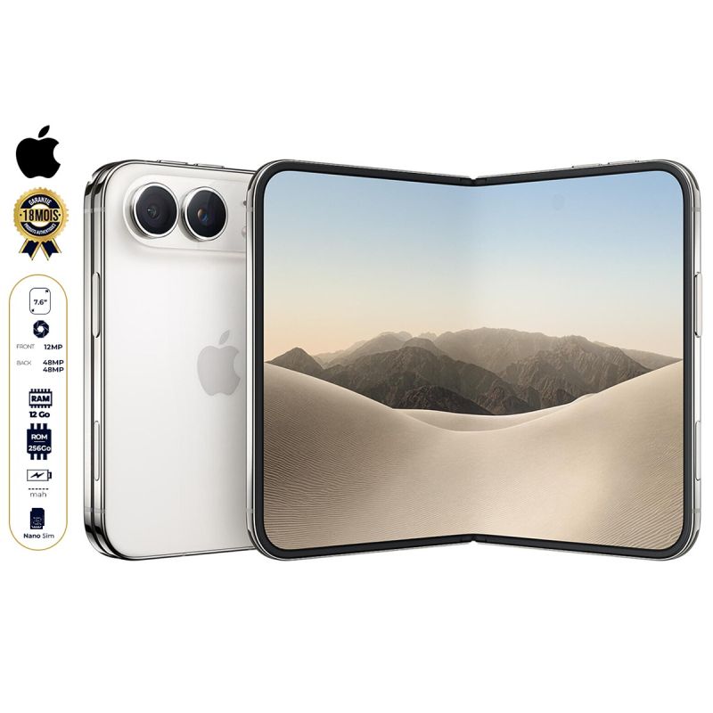  iPhone Duo pliable de 256 Go au prix Cameroun