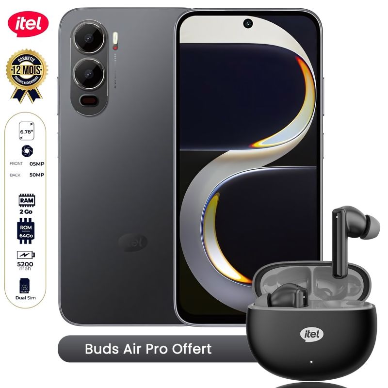 itel City 200 - 64Go - 2 Go RAM au prix Cameroun