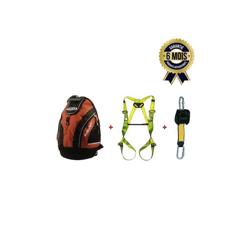 Kit antichute rétractable - Ponsa Ecosafex 7 - Garantie 6 Mois - (176000) | Glotelho Cameroun