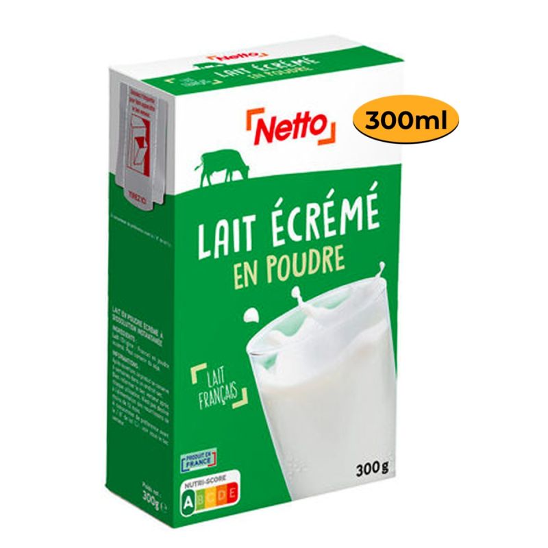 Lait écrémé poudre - Netto - 300 ml