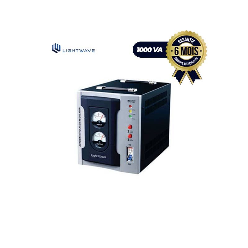 Régulateur analogique - LIGHTWAVE AVRC1000VA – Noir|Glotelho cameroun
