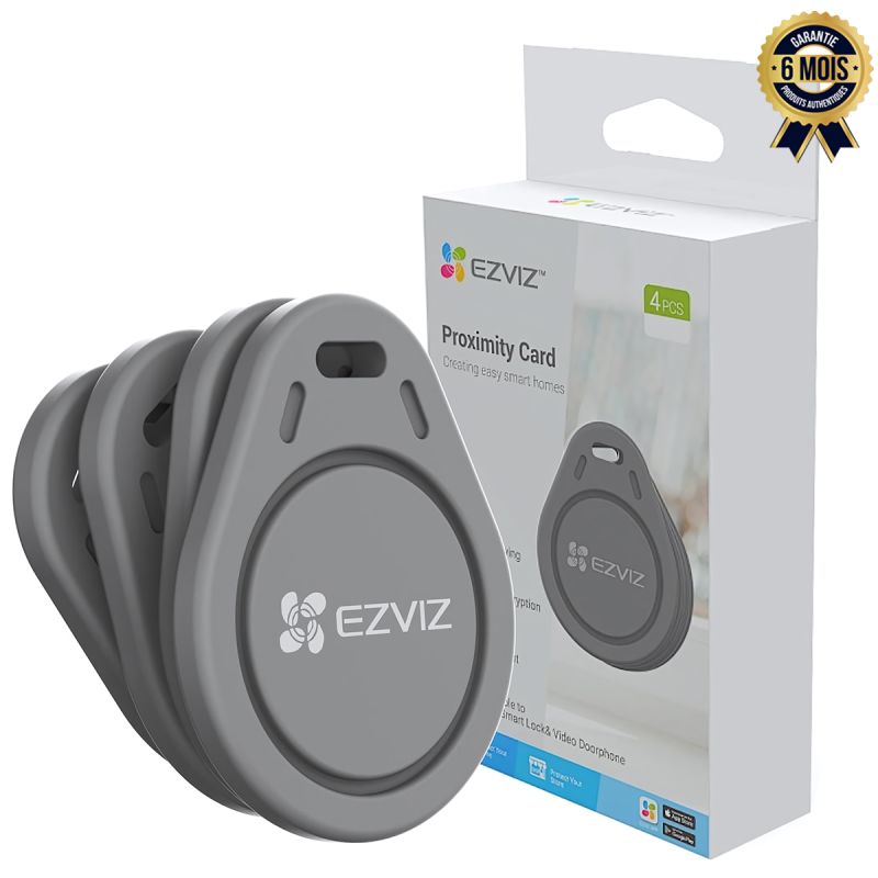 Lot de 04 clés de proximité