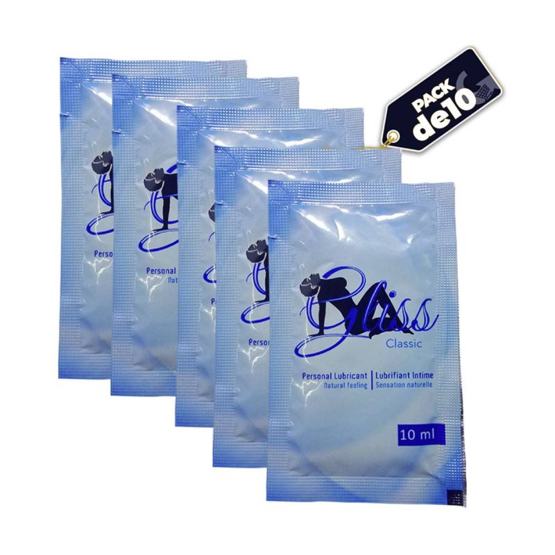 Lot de 5 Lubrifiants - Gliss Classic  - 10ml - (Prix en fcfa) | Glotelho Cameroun