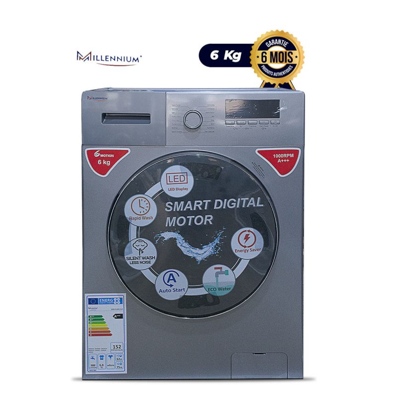 Machine à Laver automatique  MILLENNIUM 6kg en vente au meilleur prix sur Glotelho