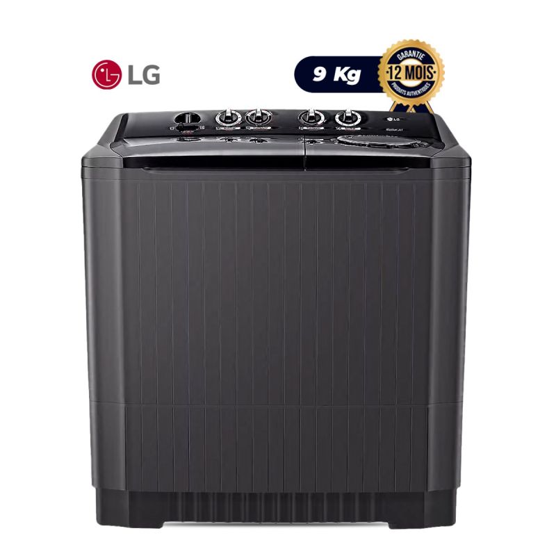 Machine à laver semi-automatique LG P9611RONT 9KG - prix Cameroun