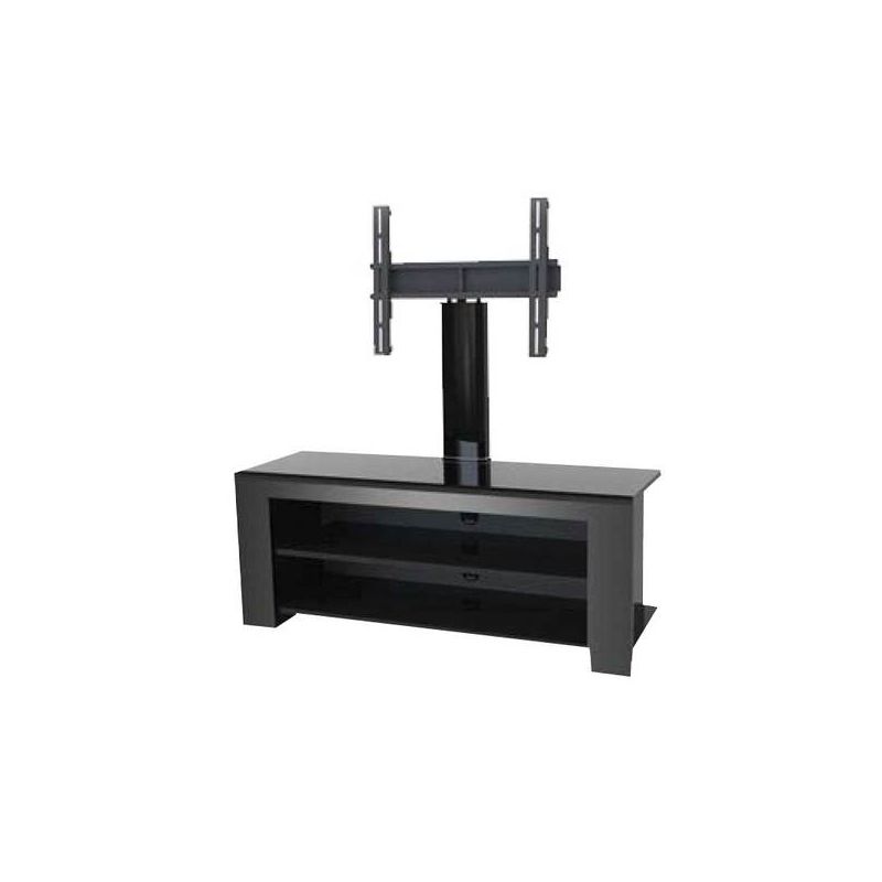 Meuble TV avec support  - K2 90 -  fer/ bois - Noir - prix en fcfa | Glotelho Cameroun