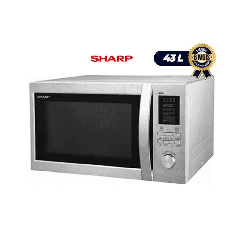 Micro onde avec grill - Sharp - 78BT(ST) - 1200W - 43L (Prix en fcfa) | Glotelho Cameroun