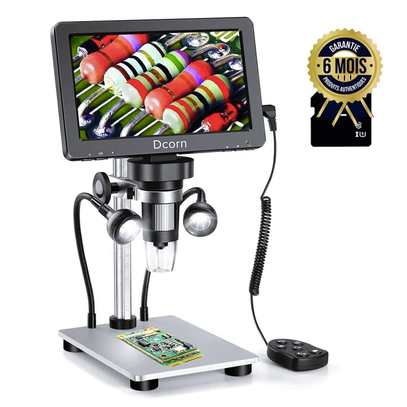 Microscope numérique - Prix en fcfa - Ecran LCD 7 Pouces - Prise en charge Windows/Mac OS| Glotelho Cameroun