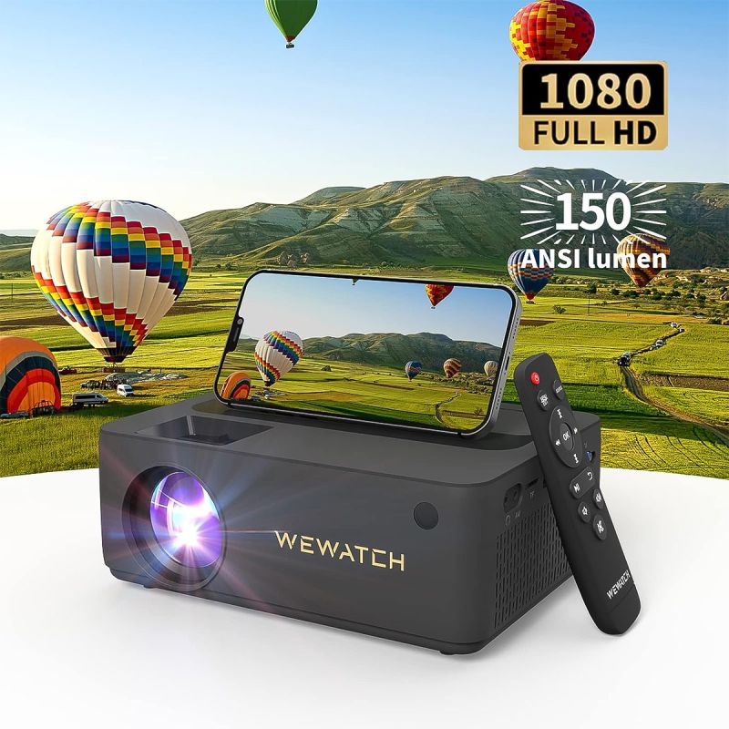  Mini Projecteur Bluetooth - 1080P Full HD - 13500L | Glotelho Cameroun